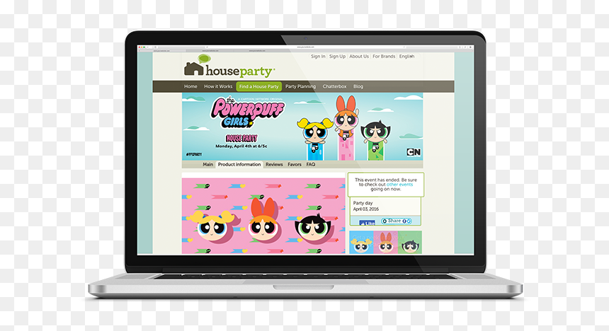 Picture - Web Design, HD Png Download - house party png