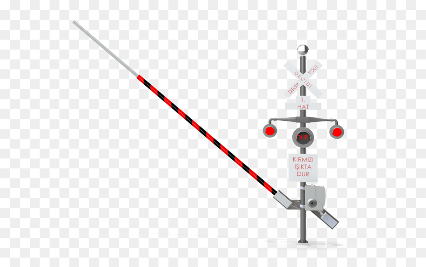 Rayennur Smart Transportation Systems Automatic Level - Portable Network Graphics, HD Png Download - railroad crossing sign png