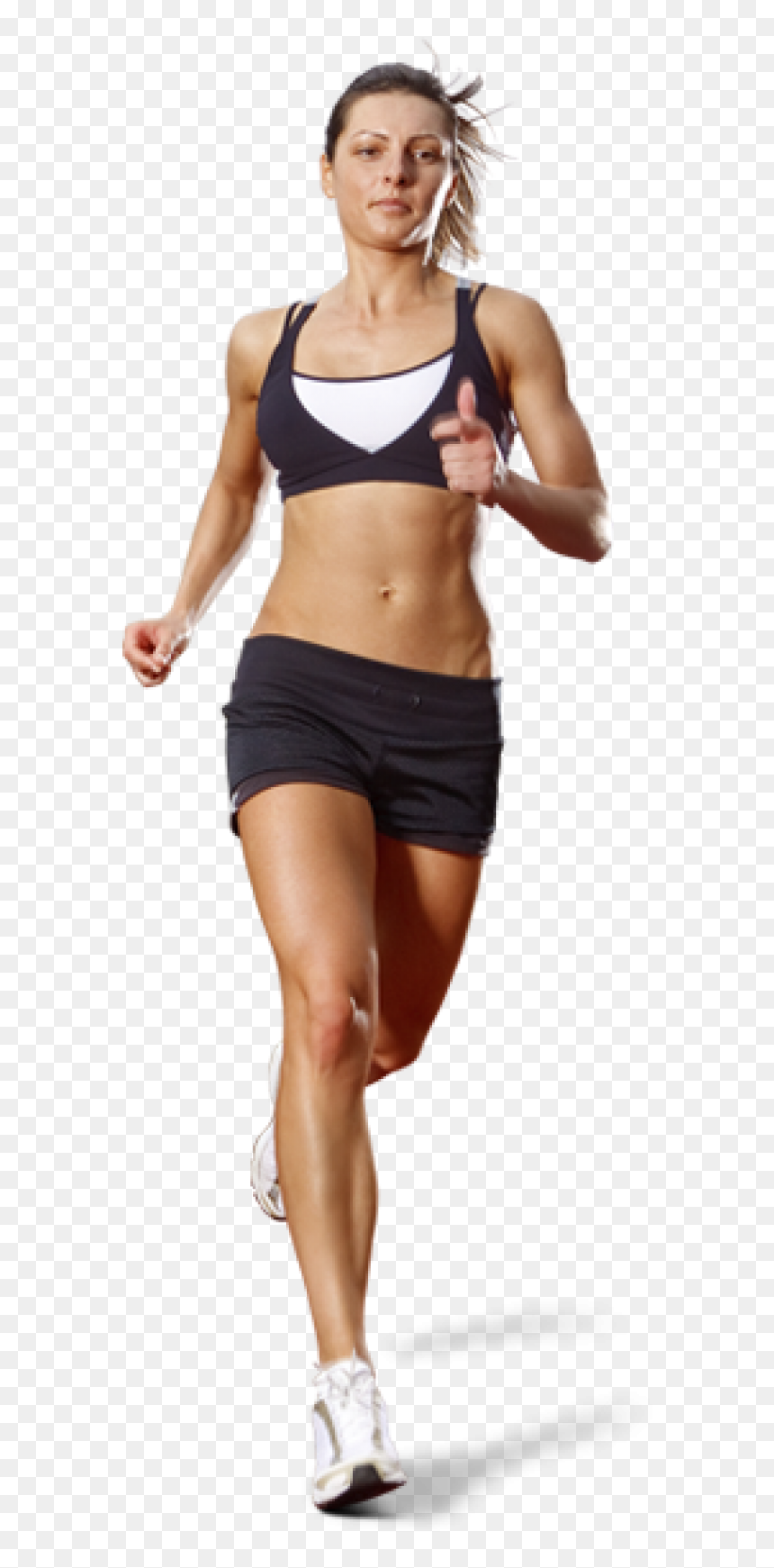 Running Man Png Free Download - Girl Run Png, Transparent Png - woman running png