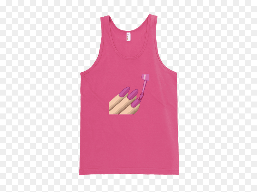 Nail Polish Emoji Tank Tank Top Swish Embassy"
 Data - Pink Ranger Twerk, HD Png Download - nail emoji png