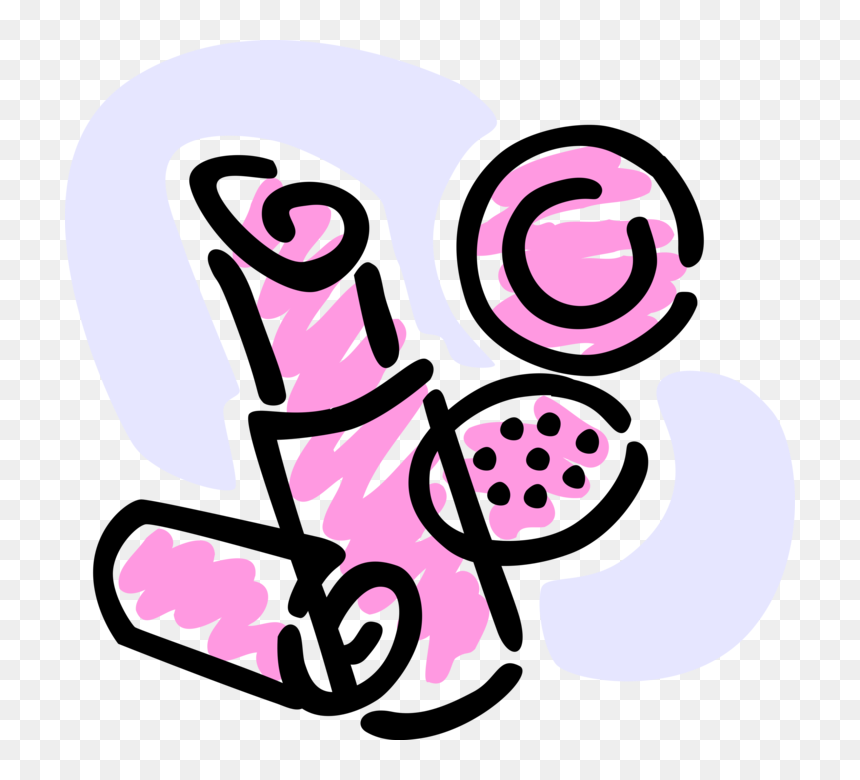 Vector Illustration Of Lipstick Cosmetic Beauty Product, HD Png Download - makeup vector png