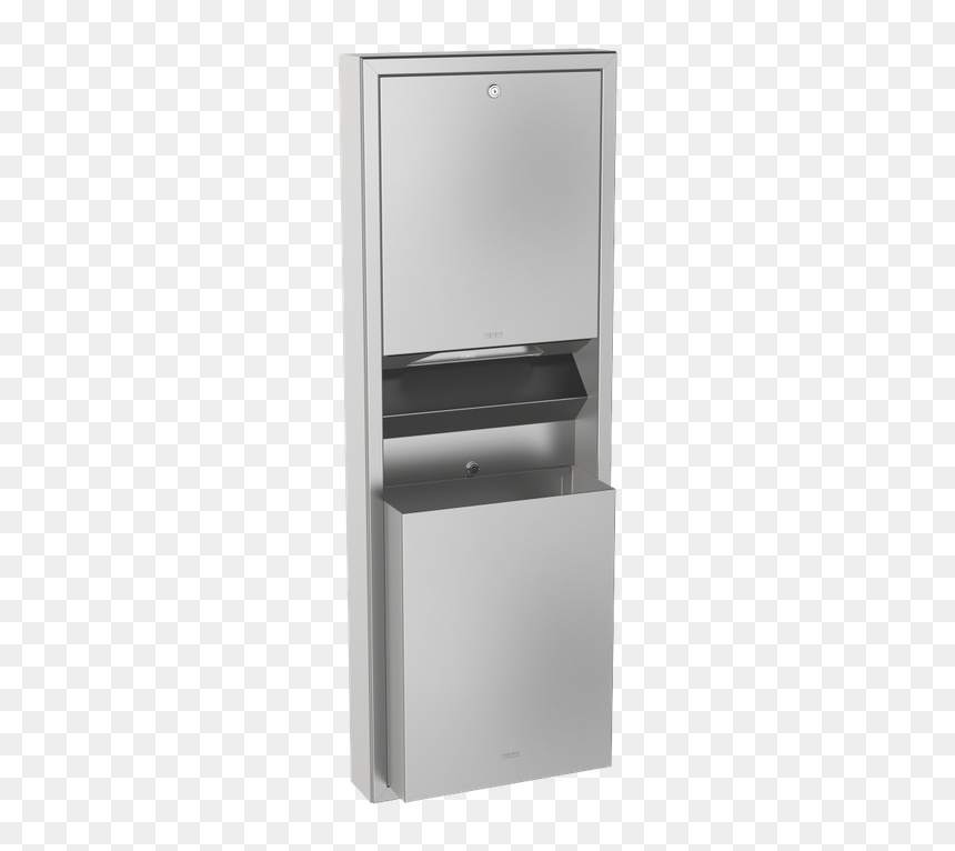Franke Rodan Waste Bin And Paper Towel Dispenser - Stainless Steel Paper Towel Dispenser With Bin, HD Png Download - rodan png