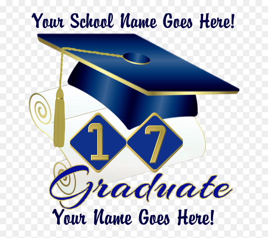 Blue Graduate Cap And Diploma Body Suit, HD Png Download - graduation cap and diploma png