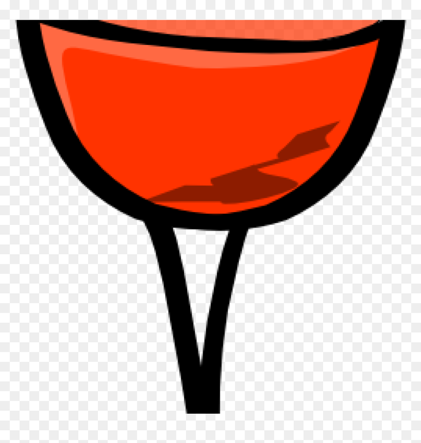 Wine Glass Clipart Wine Glass Clip Art At Clker Vector - Wine Glass Clip Art, HD Png Download - wine glass clip art png