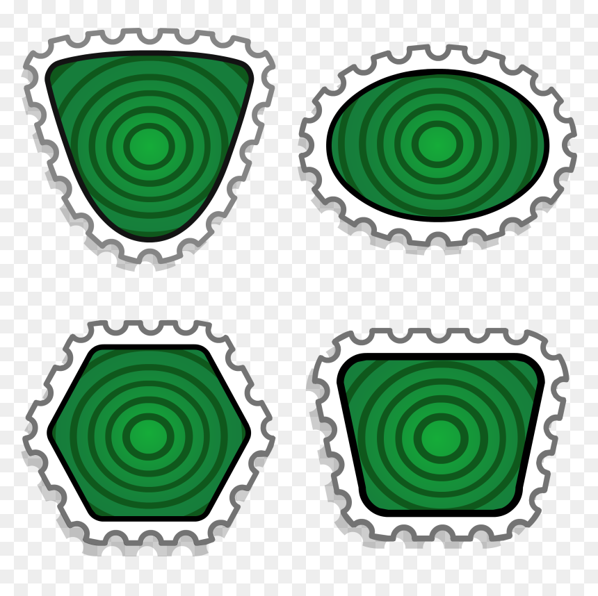 Easy Stamps Bases - Club Penguin Stamp Red Png, Transparent Png - blank stamp png