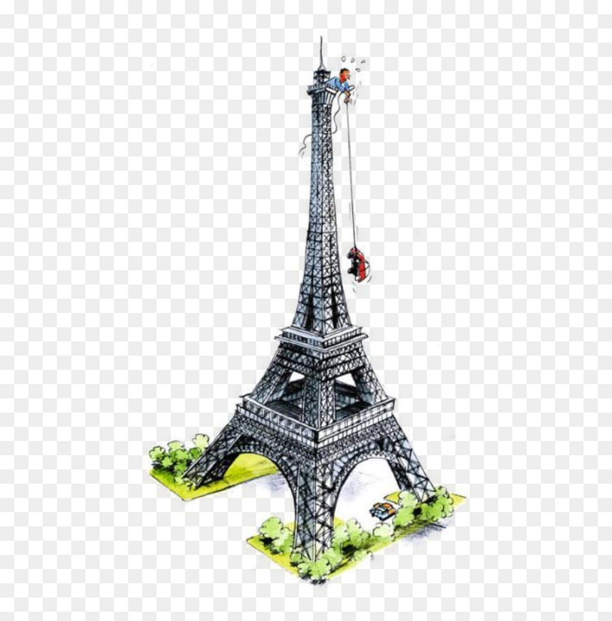 Eiffel Tower Kwh Transparent - Eiffel Tower, HD Png Download - eiffel tower drawing png