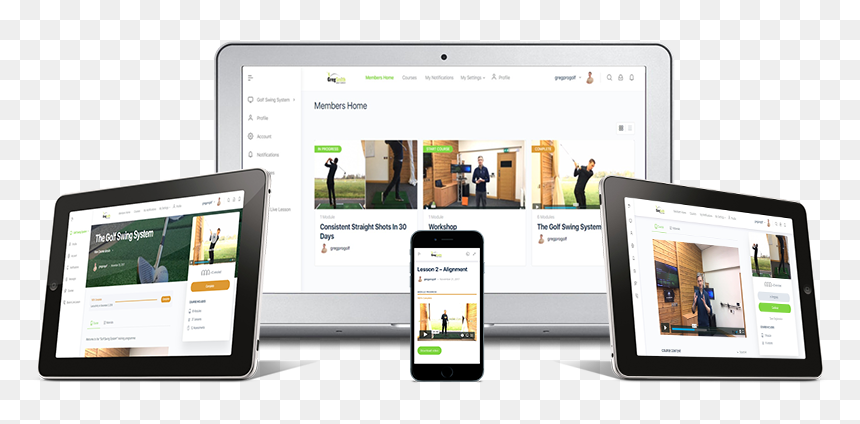 Tablet Computer, HD Png Download - golf swing png