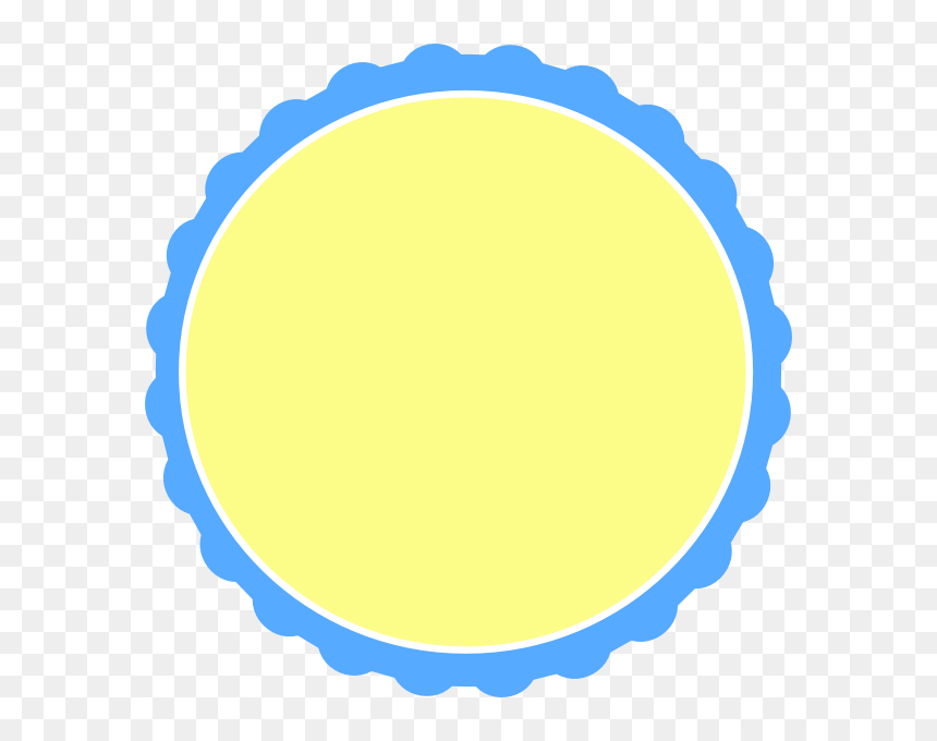 Pale Yellow Clipart Vector Library Download Light Blue - Clip Art, HD Png Download - yellow frame png