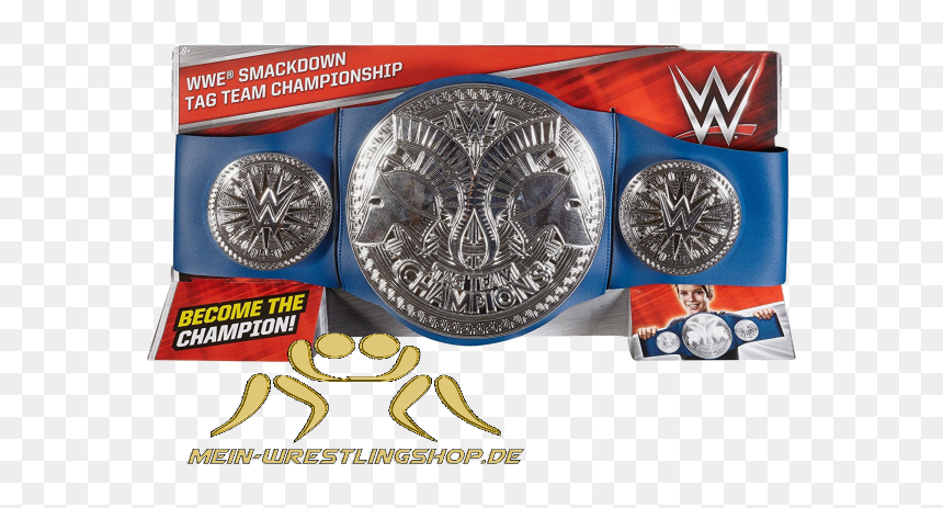 Smackdown Tag Team Champion Belt, HD Png Download - wwe tag team championship png