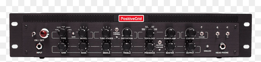 Positive Grid Bias Rack Processor Guitar And Bass Amp - Cục Đẩy Sae Ct6000, HD Png Download - guitar amp png