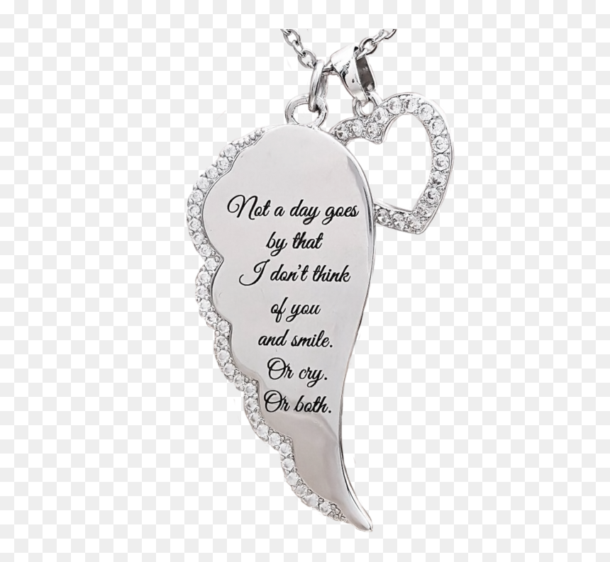 Necklace, HD Png Download - baby angel wings png