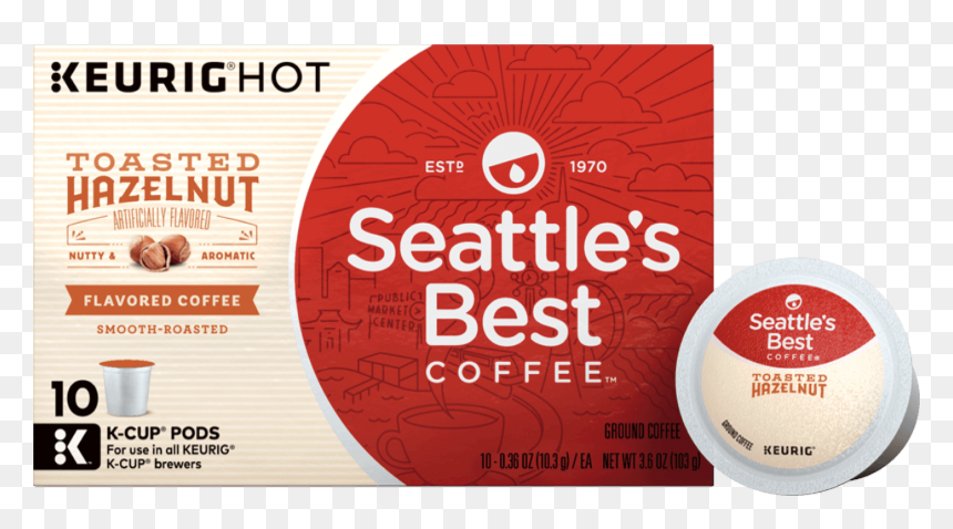 Toasted Hazelnut Img - Seattle's Best Portside Blend, HD Png Download - keurig png
