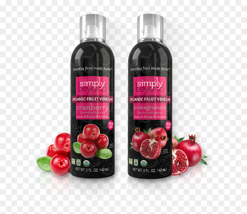 Orgnic Fruit Vinegar Flavours - Organic Pomegranate Vinegar, HD Png Download - vinegar png