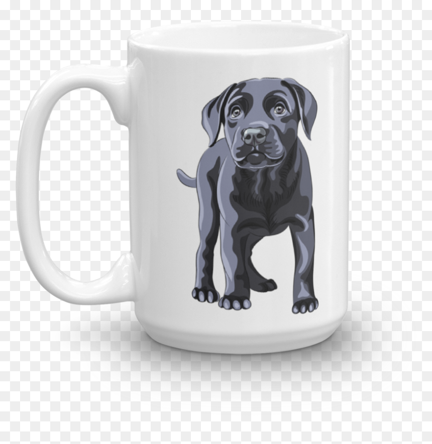This Human Belongs To A Black Lab Mug - Perro Labrador Dibujo Hd, HD Png Download - black lab png