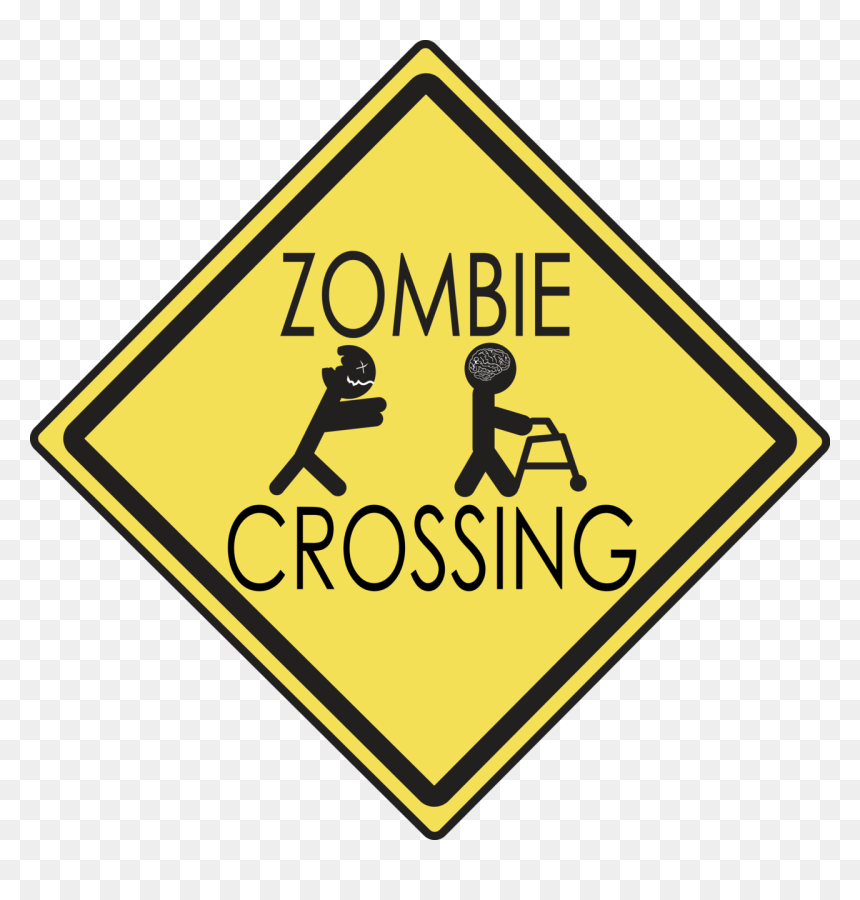 Prepared Not Scared Png, Transparent Png - railroad crossing sign png