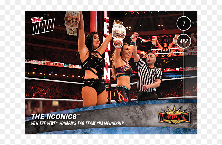 Iiconics Win Tag Titles, HD Png Download - wwe tag team championship png