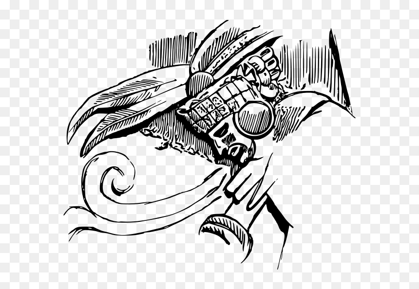 Mayan Warrior Illustration - Clip Art, HD Png Download - mayan png