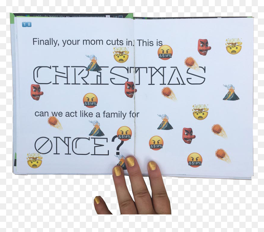 Spread With Large Text And A Lot Of Emojis, Representing - Strawberry, HD Png Download - nail emoji png