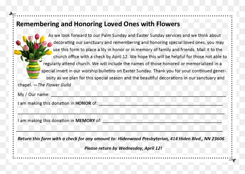 Easter Flower Form - Easter Flowers, HD Png Download - easter flowers png