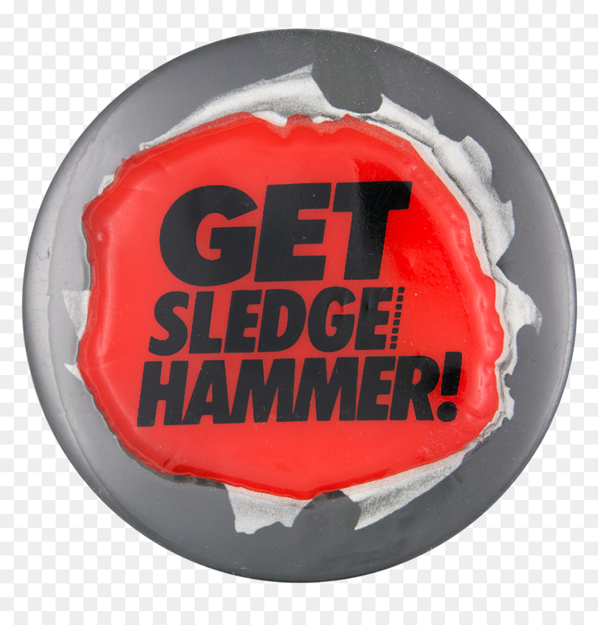 Get Sledge Hammer Entertainment Button Museum - Cake, HD Png Download - sledge hammer png