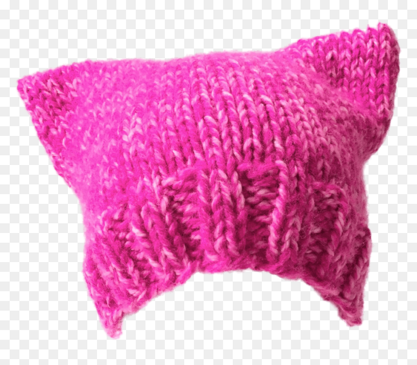 Hand Knit Beanie Pussyhat Clip Arts - Pink Pussy Hat Png, Transparent Png - rasta hat png