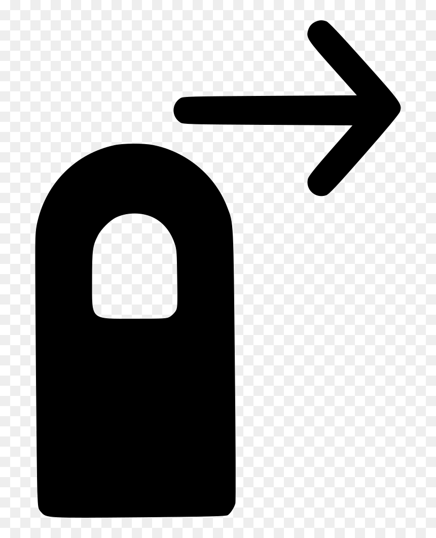 Touch Tap Finger Move Right Arrow Comments , Png Download, Transparent Png - finger touch png