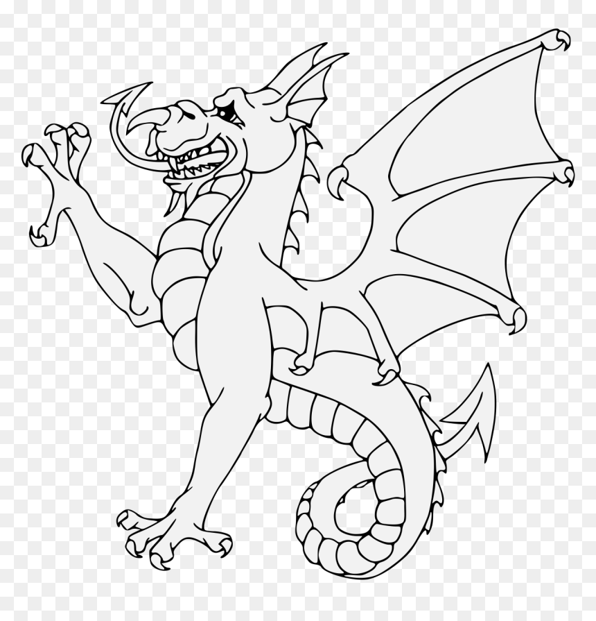 Illustration, HD Png Download - wyvern png