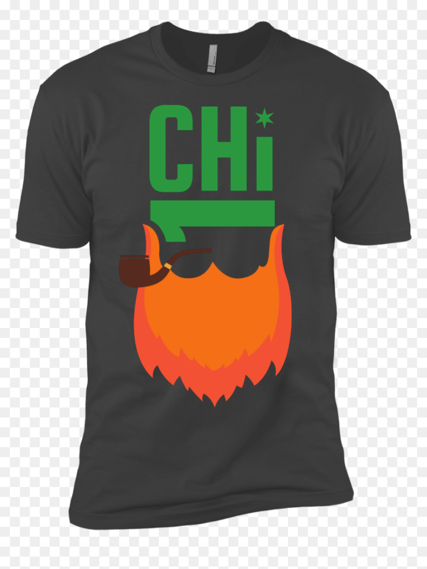 Men"s Leprechaun Beard T-shirt - Active Shirt, HD Png Download - leprechaun beard png