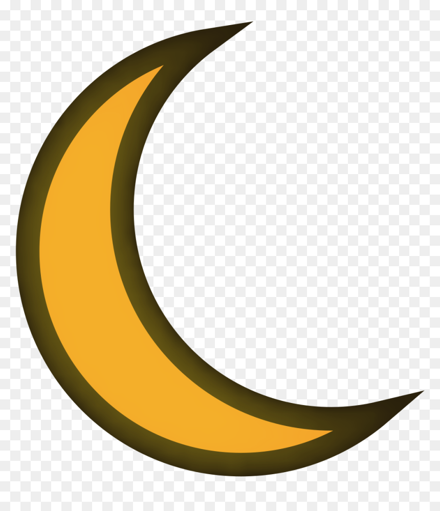 Crescent, HD Png Download - crescent moon emoji png