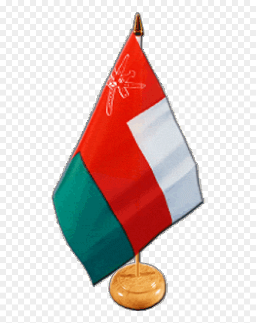 Oman Table Flag - Flag, HD Png Download - oman flag png
