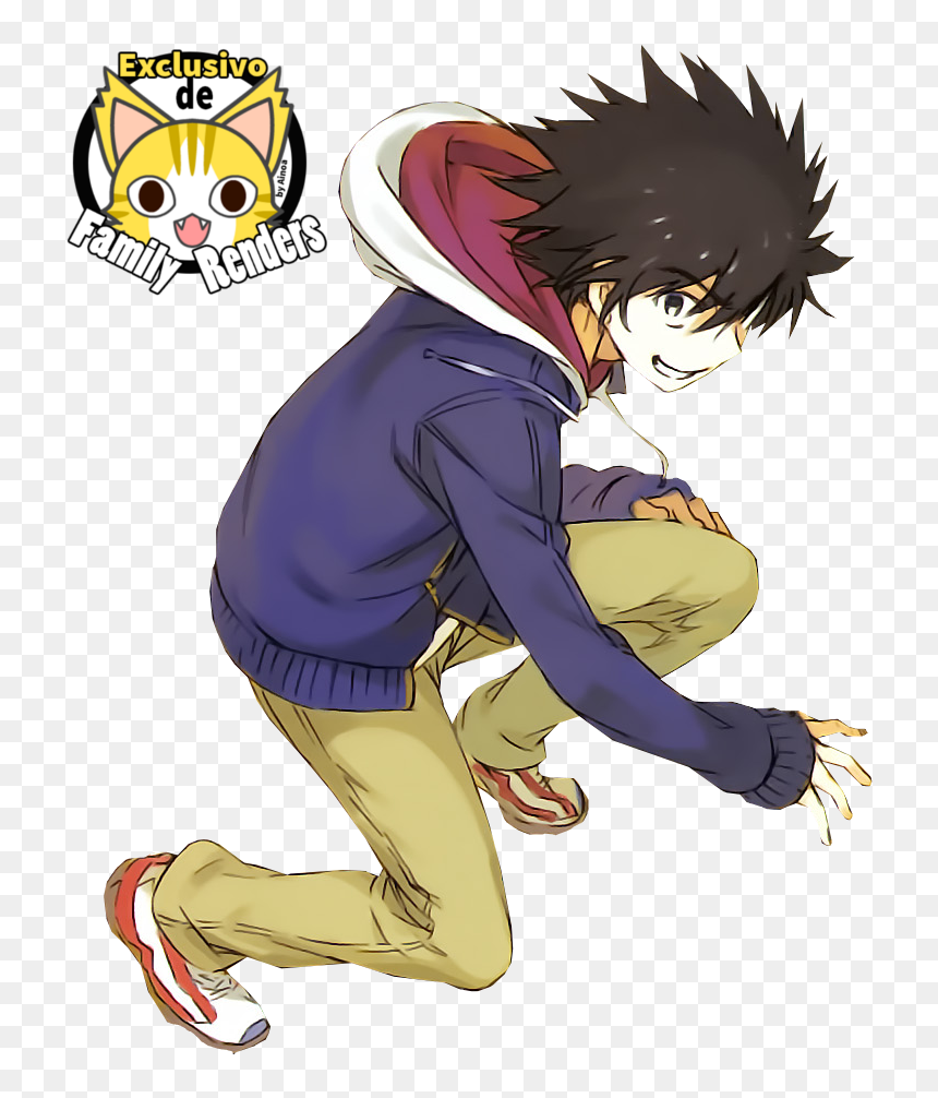Kamijou Touma Render, HD Png Download - kamina png