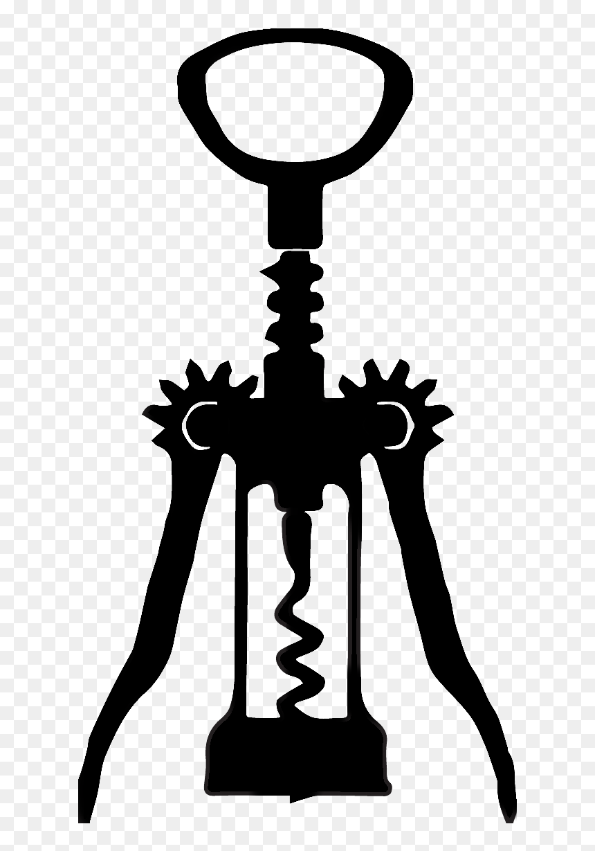 Clipart Beer Silhouette - Wine Bottle Opener Svg, HD Png Download - beer silhouette png