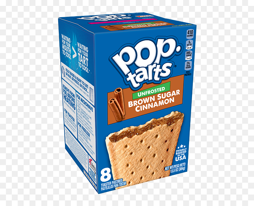 Unfrosted Brown Sugar Cinnamon Pop Tarts, HD Png Download - brown sugar png