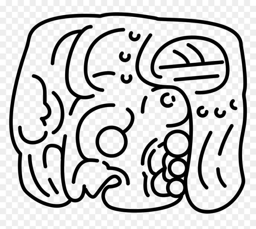 Line Art, HD Png Download - mayan png