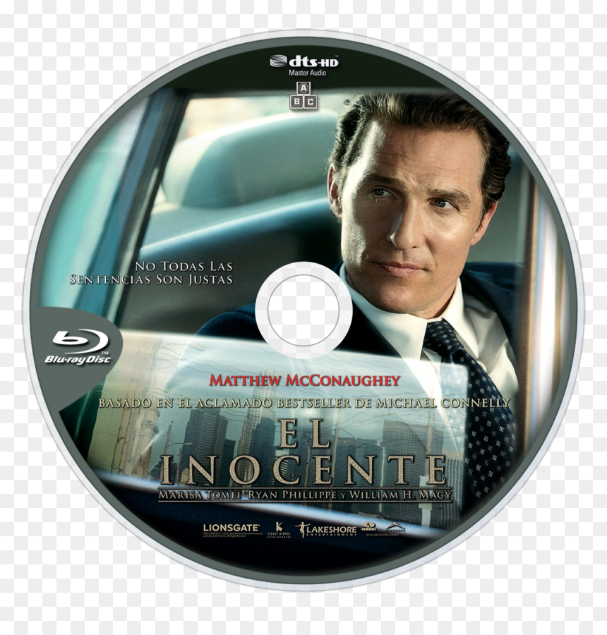 The Lincoln Lawyer Bluray Disc Image - Lincoln Lawyer Movie Poster, HD Png Download - matthew mcconaughey png