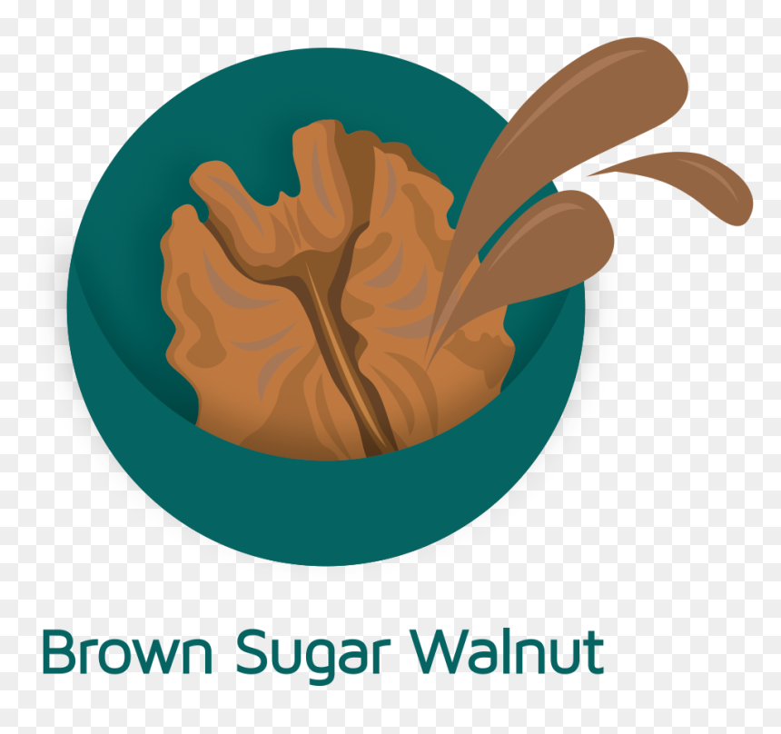Brown Sugar Walnut - Illustration, HD Png Download - brown sugar png