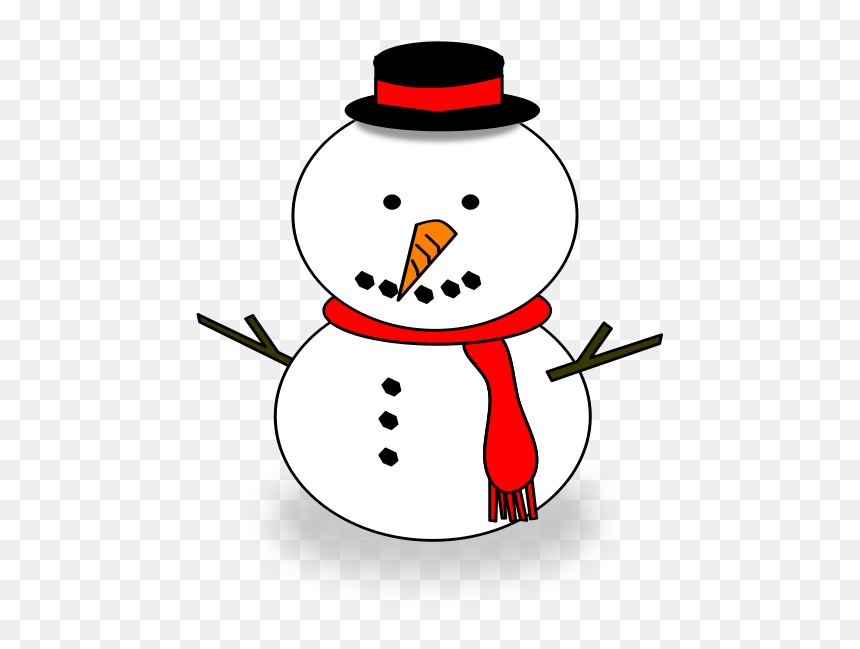 Snowman, HD Png Download - snowman hat png
