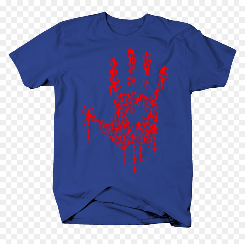 Country Girl Tshirts Hunting, HD Png Download - bloody hand print png