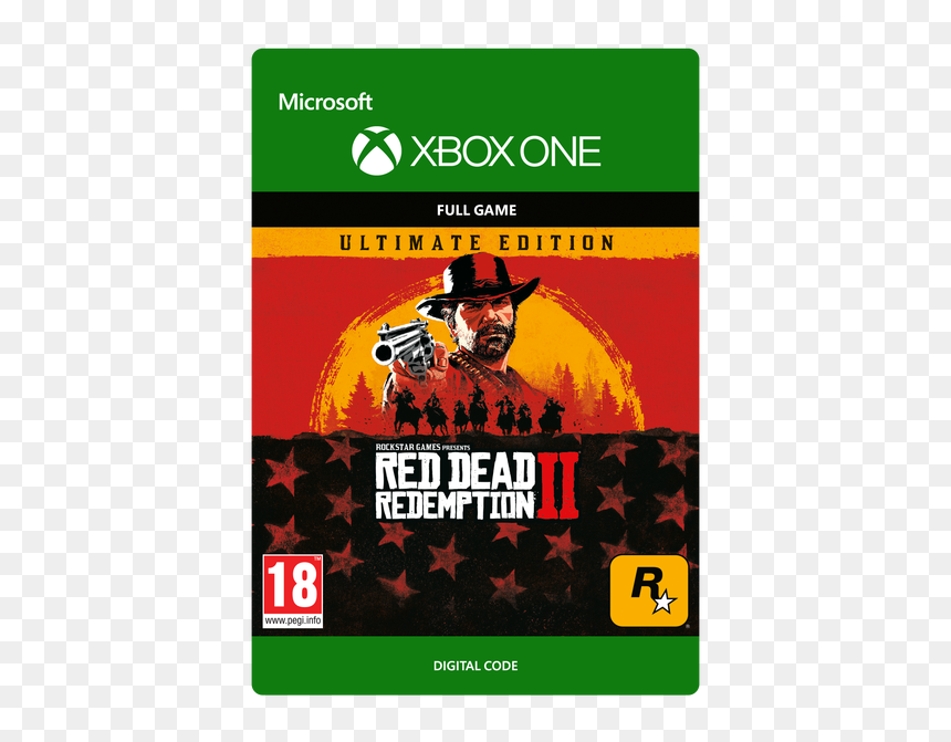 Imported Dwnld49917 Large - Red Dead Redemption 2 Ultimate Edition Xbox One, HD Png Download - red dead redemption logo png