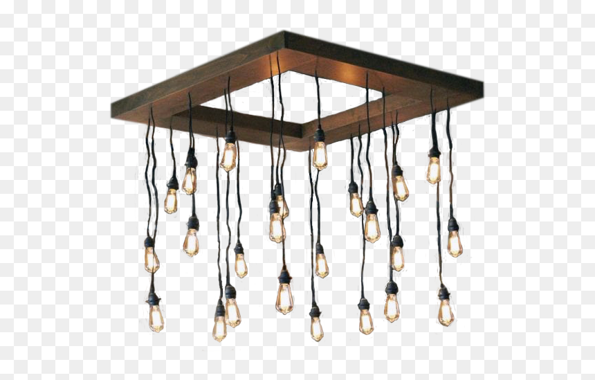 Ceiling Fixture, HD Png Download - edison bulb png
