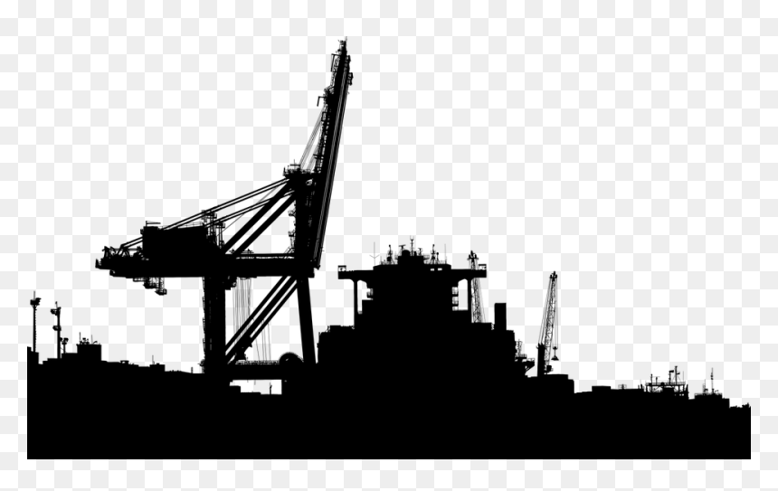 Industry, HD Png Download - construction silhouette png