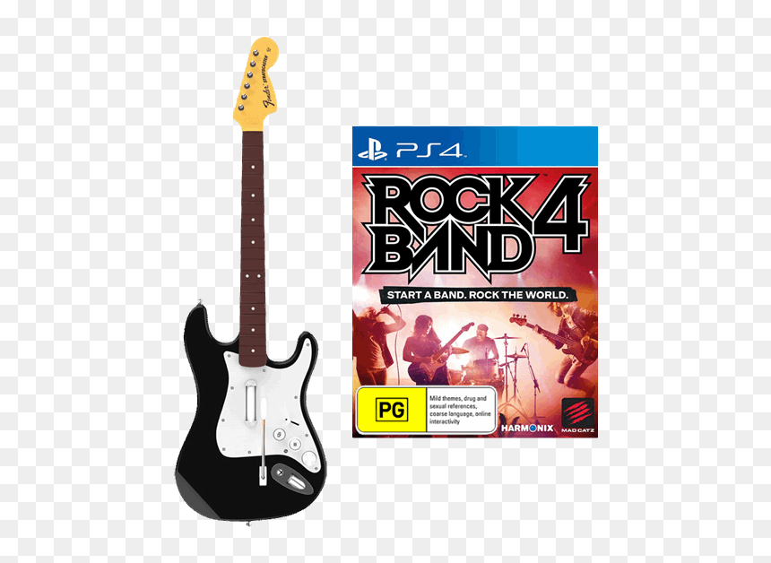 Rock Band Game Ps4, HD Png Download - rock band png