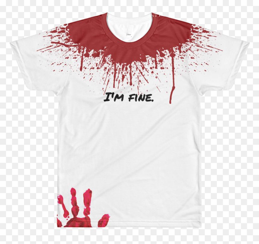 Active Shirt, HD Png Download - bloody hand print png