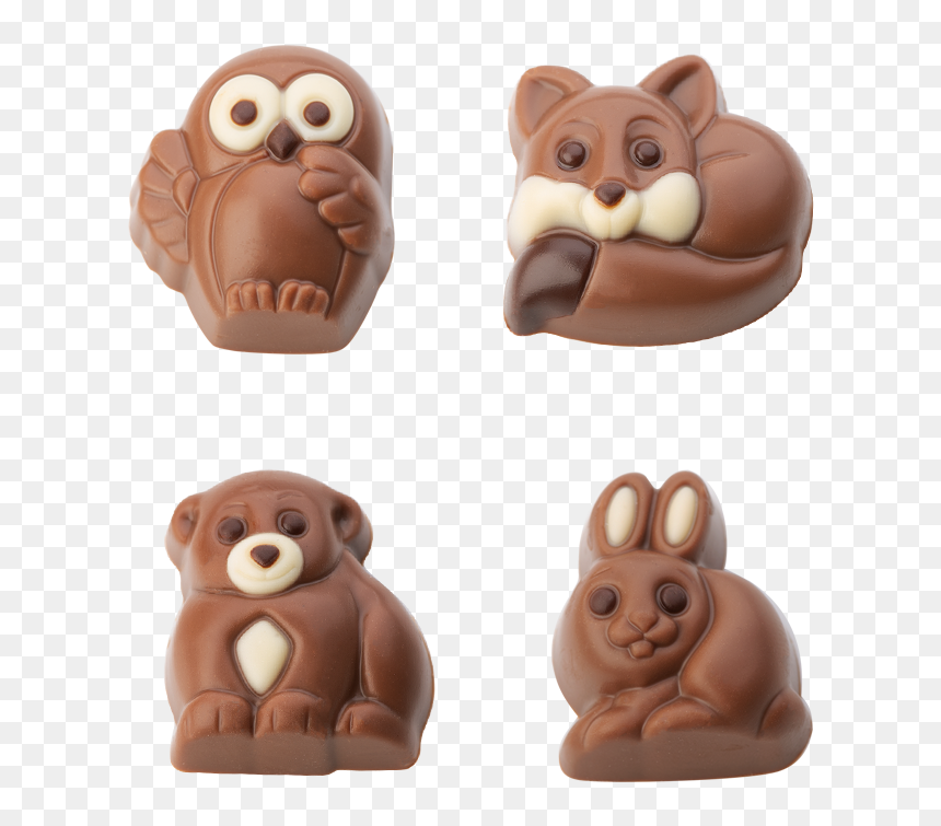 Pralines "forest Animals - Animals Chocolate Png, Transparent Png - forest animals png