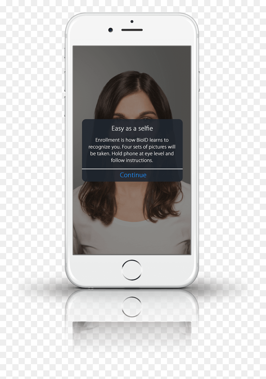 Ios App Easy As A Selfie Image - Iphone, HD Png Download - holding iphone png