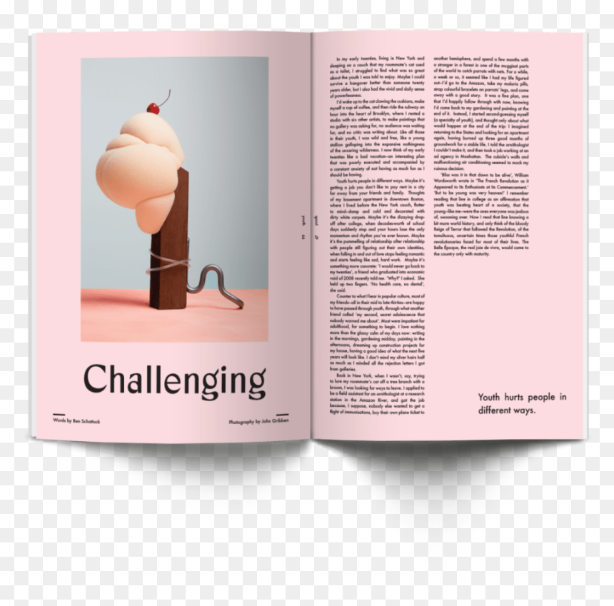 Sindroms Magazine Pink, - Illustration, HD Png Download - ethan klein png