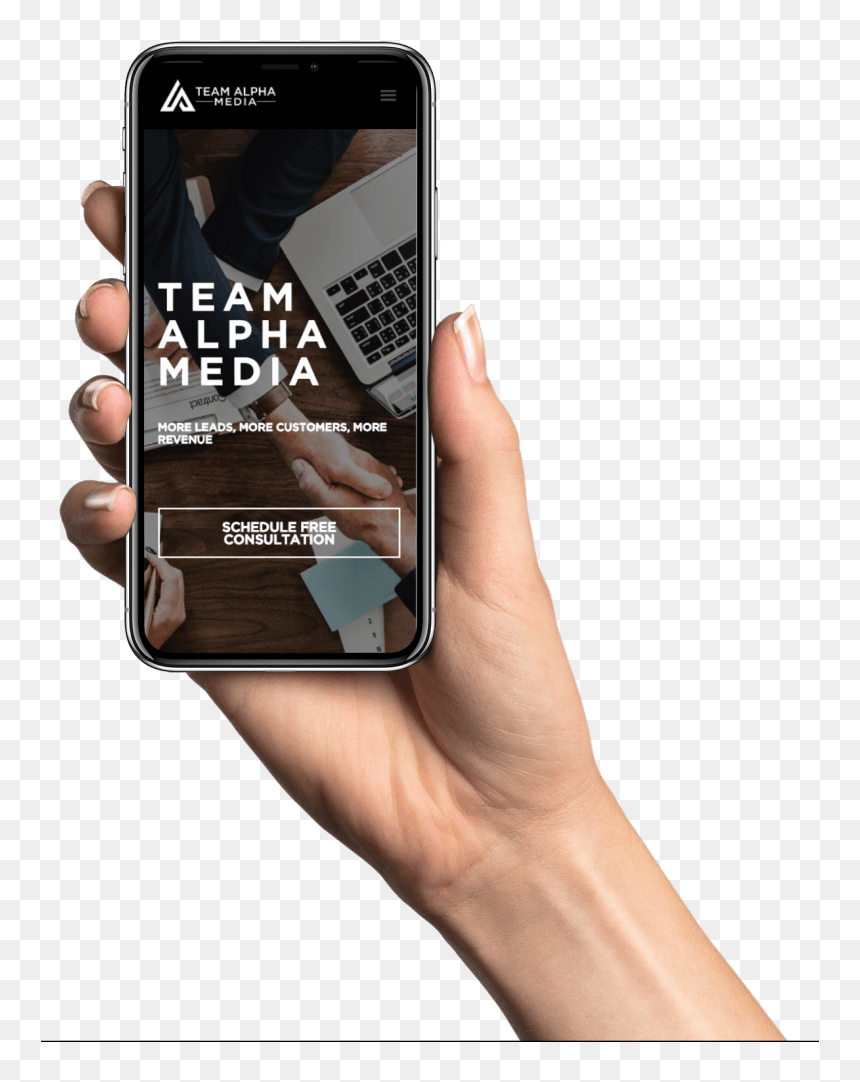 Smartphone, HD Png Download - holding iphone png