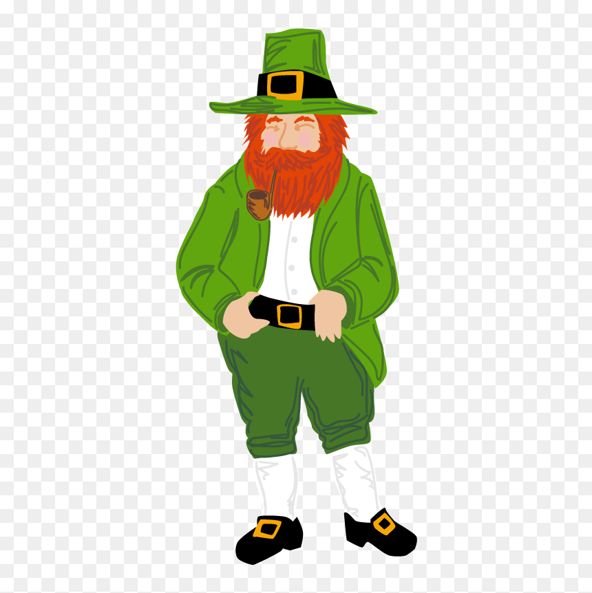 Cartoon, HD Png Download - leprechaun beard png