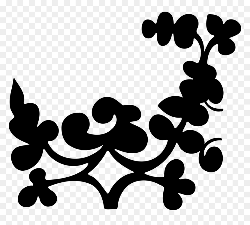 Plants Abstract Black M Clipart , Png Download, Transparent Png - plant cell png