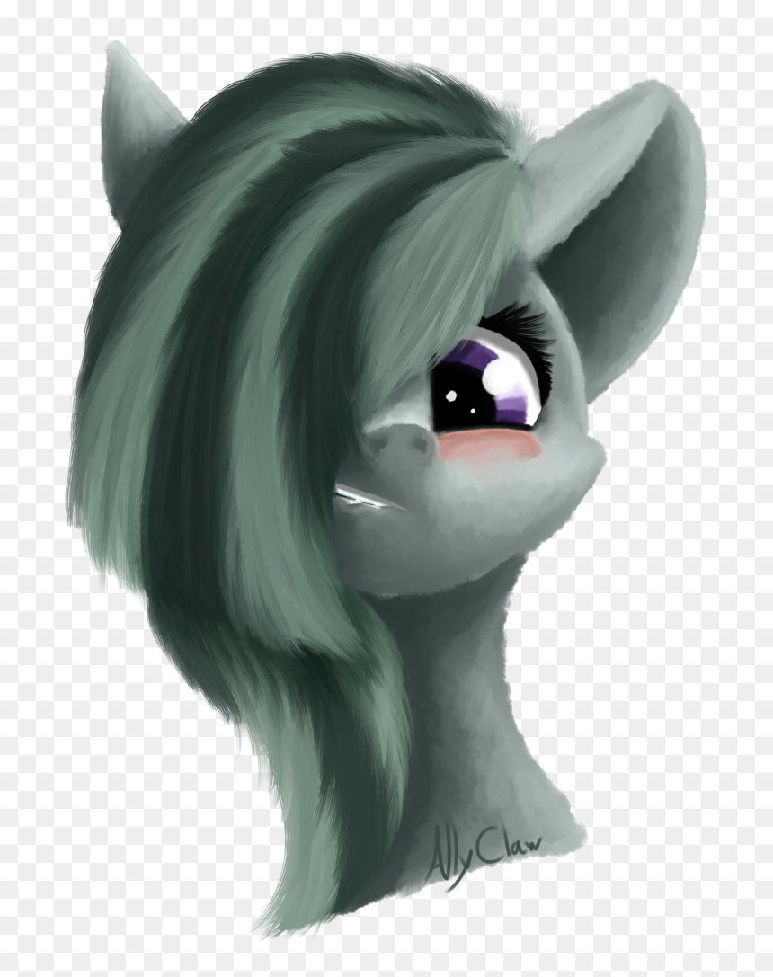 Allyclaw, Blushing, Bust, Looking At You, Marble Pie, - Mane, HD Png Download - marble bust png